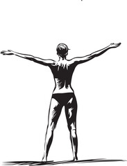 silhouette of a ballet dancer © noer