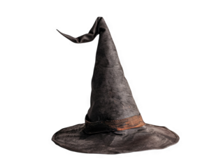 A Classic Witch's Hat: Halloween Accessory, Dark and Mysterious