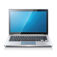 laptop isolated on white background