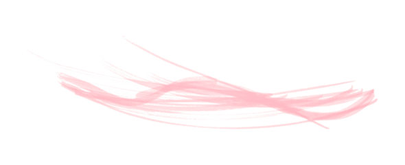 Draw a pink pencil line isolated on a transparent background.