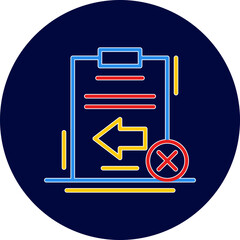 Return Failed Vector Icon