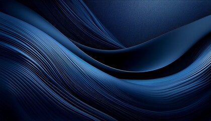 Abstract background. Deep navy blue and black abstract gradient background with fine grain texture and soft flowing transitions, evoking a sophisticated and moody atmosphere.
