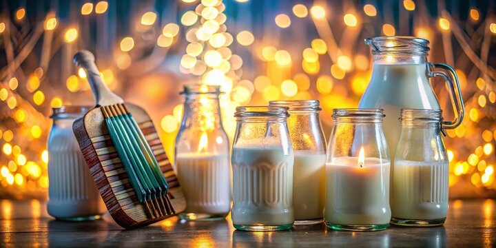 Creamy Dream: Milk Bottles & Glass Harmonica Bokeh Photography