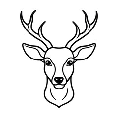 deer head vector