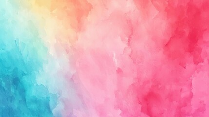 Fototapeta premium Digital watercolor painting abstract background idea. A vibrant watercolor background featuring soft pastel hues of pink and blue.