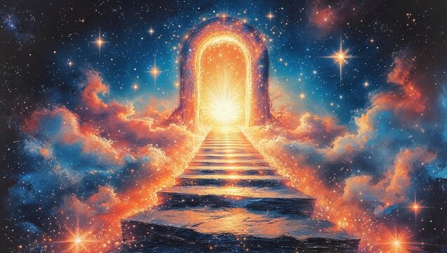 星々に導かれる光の門