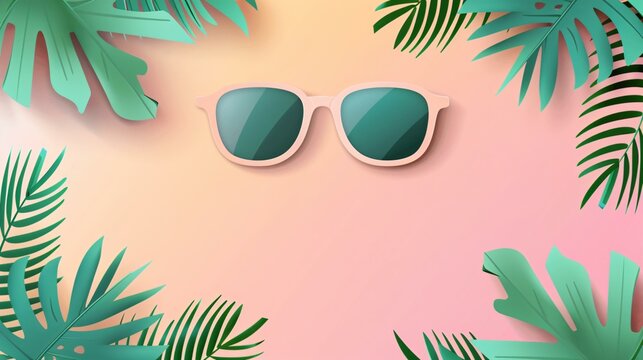 A dreamy retro summer illustration with pastel colors, vintage sunbursts, and nostalgic imagery that transports you to a bygone era.