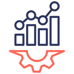 Improvement line color icon