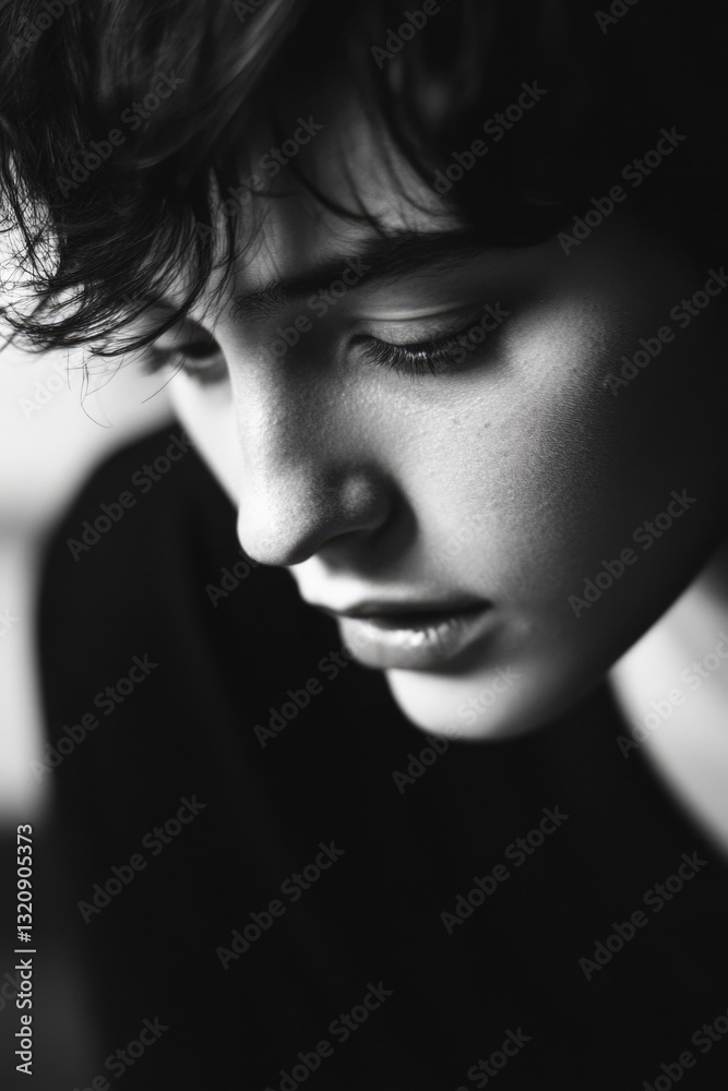 Aufkleber a close-up of a person holding a cell phone, possibly checking notifications or texting
