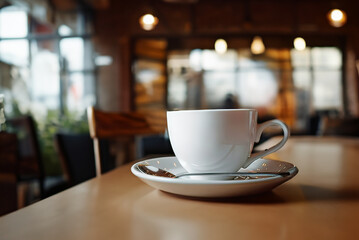 Obraz premium カフェとコーヒー