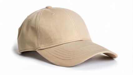 Fototapeta premium Minimalist Baseball Cap on White.