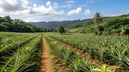 Expansive Rice Fields in Thailand, Stretching Across the Countryside with Vibrant Green Paddies, Traditional Farming, and a Serene Landscape Surrounded by Rolling Hills, Tropical Trees, and Peaceful R