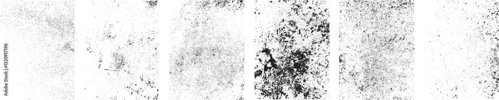Aufkleber grunge urban backgrounds set.texture vector.dust overlay distress grain ,simply place illustration o