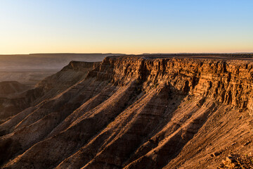 Cliffs of Fishriver Canyon, Hobas, Namibia