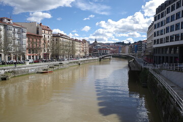 Naklejka premium River of Bilbao