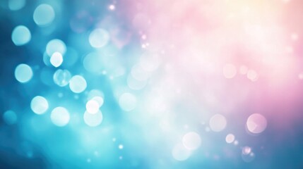Soft Blue and Pink Bokeh Abstract Background for Modern Design