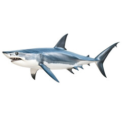 Obraz premium shark isolated on white background