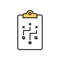 Game Plan  Vector icon