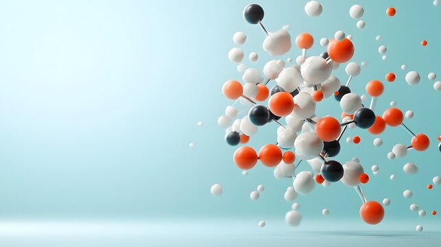 rendering of magnetic nanoparticles derived from plants designed for targeted drug delivery and hyperthermia treatment showcasing the intricate molecular structure and biological applications