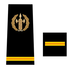 Galon de l'armée de terre française: Justice militaire - Commis greffier militaire - Commis greffier de 1ère classe