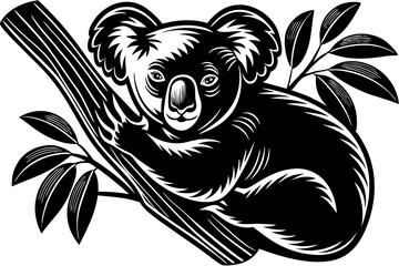 Creative Anamal silhouette vector style with white background