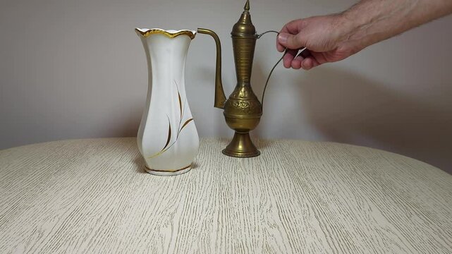 Elegant White Gilded Vase Timeless Beauty Unveiled