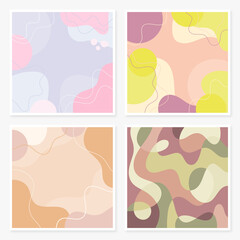 Abstract background with hand drawn doodle lines art.