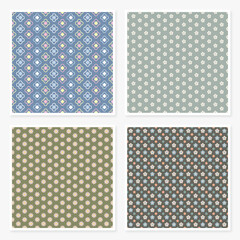 Pattern background for design. Colorful shapes seamless pattern.