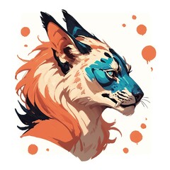 funny monster cartoon illustration art