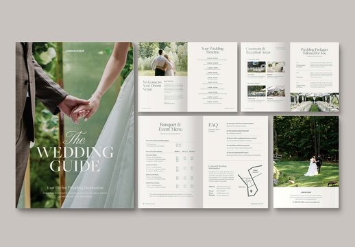 Wedding Venue Brochure Layout
