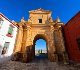 Obraz premium Córdoba gateway, ramparts of Carmona, Seville. Spain
