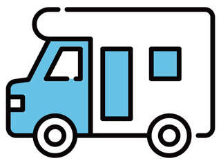 キャンピングカーのアイコン