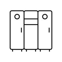 Dressing Room Vector icon