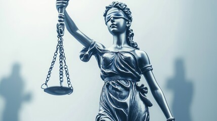 Fototapeta premium Lady Justice: Symbol of Impartial Judgment