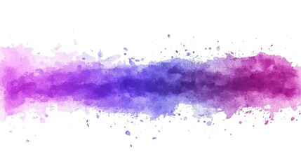 Obraz premium Abstract Watercolor Painting: Shades of Purple and Pink
