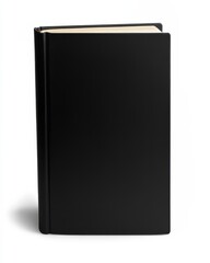 Mysterious Black Book: A Study in Minimalist Book Photography