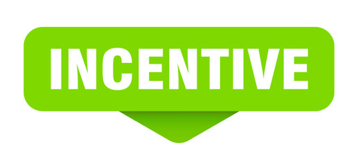 incentive sticker. incentive sign on transparent background