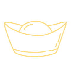 Chinese new year outline icon