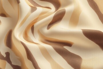 Obraz premium Close-up View of Zebra Print Swimsuit Fabric Showcasing Texture and Unique Design Elements