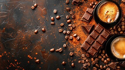 Espresso: A bold, dark brown coffee brewed under high pressure, offering a concentrated flavor that's perfect for those who enjoy a strong, rich coffee taste.