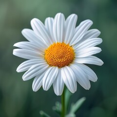 Fototapeta premium Close-up of a white daisy in garden setting