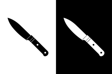 Simple Box Cutter Icon High-Quality Black and White Silhouette Vector.
