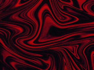 Red liquid pattern with halftone Pattern and noise effect