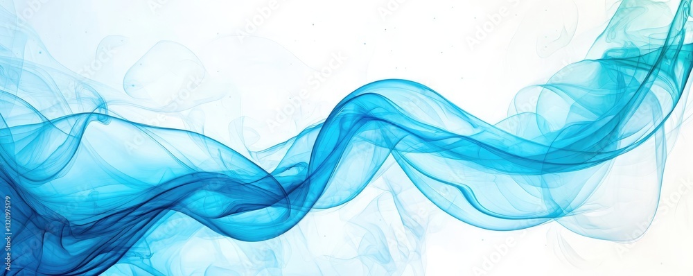 Poster waterscape abstract background idea. abstract wave design in blue tones, ideal for backgrounds or ar