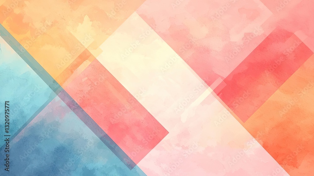 Poster pastel color illustration abstract background idea. abstract watercolor background with vibrant colo