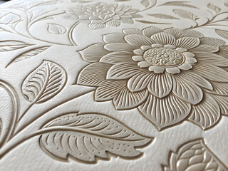 lace doily on white background