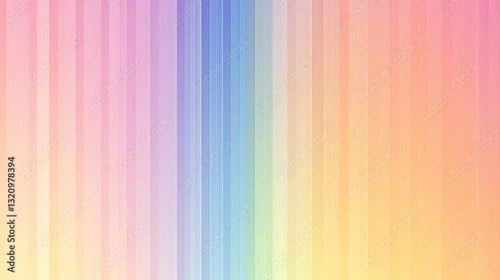Poster Pastel color illustration abstract background idea. Vibrant gradient background with soft pastel colors for creative designs.