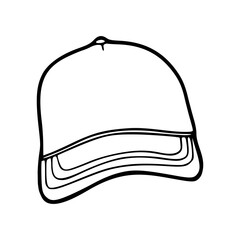 baseball cap vector illustration