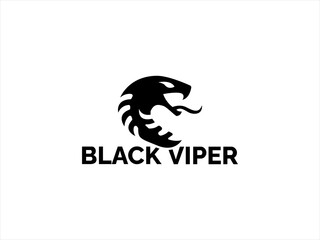 Stylish Viper Logo Design