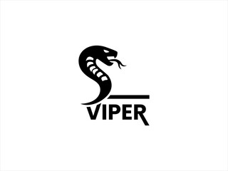 Stylish Viper Logo Design